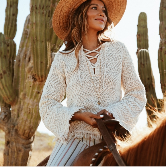 Billabong Sincerely Jules Sweater Palms 